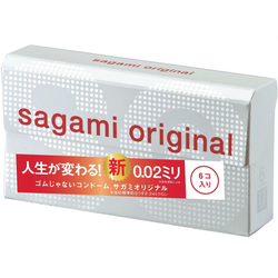 Sagami Original 0.02 Condoms (6 Pack)